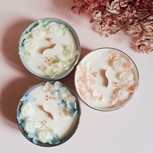 bougies-artisanales-fleuries
