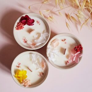 bougies-artisanales-fleuries