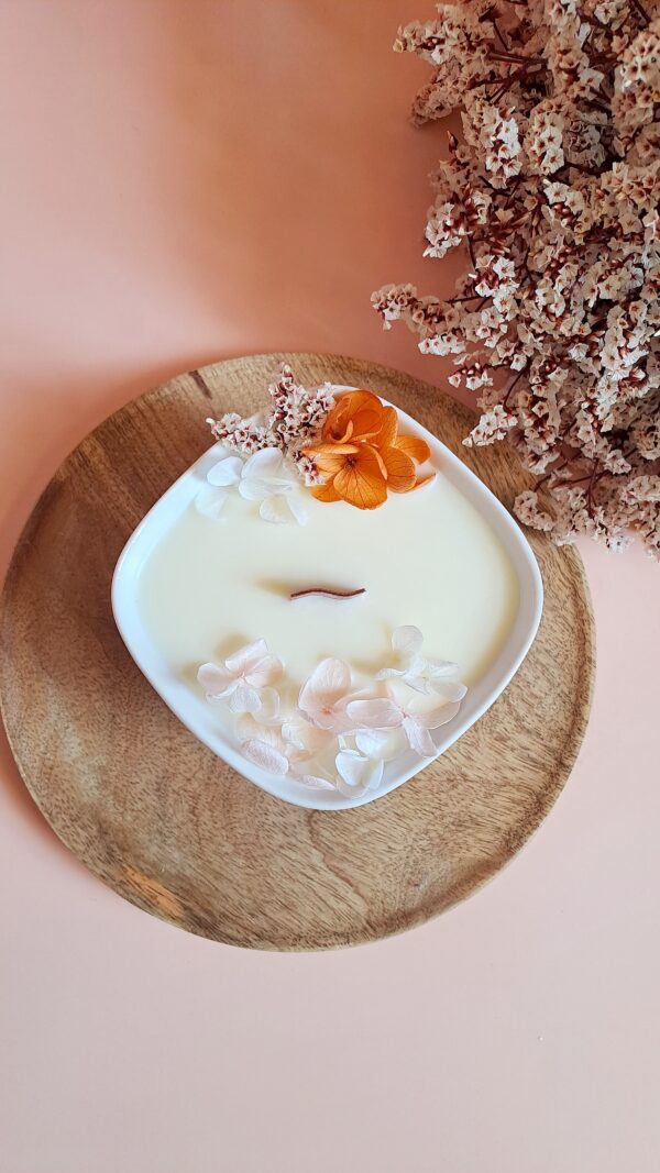 Bougie Artisanale Naturelle Parfumée et Fleurie | FLEUR D'ORANGER