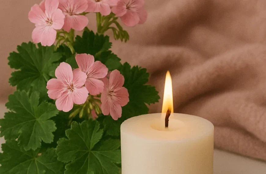 aromathérapie-bougie-géranium-rosat