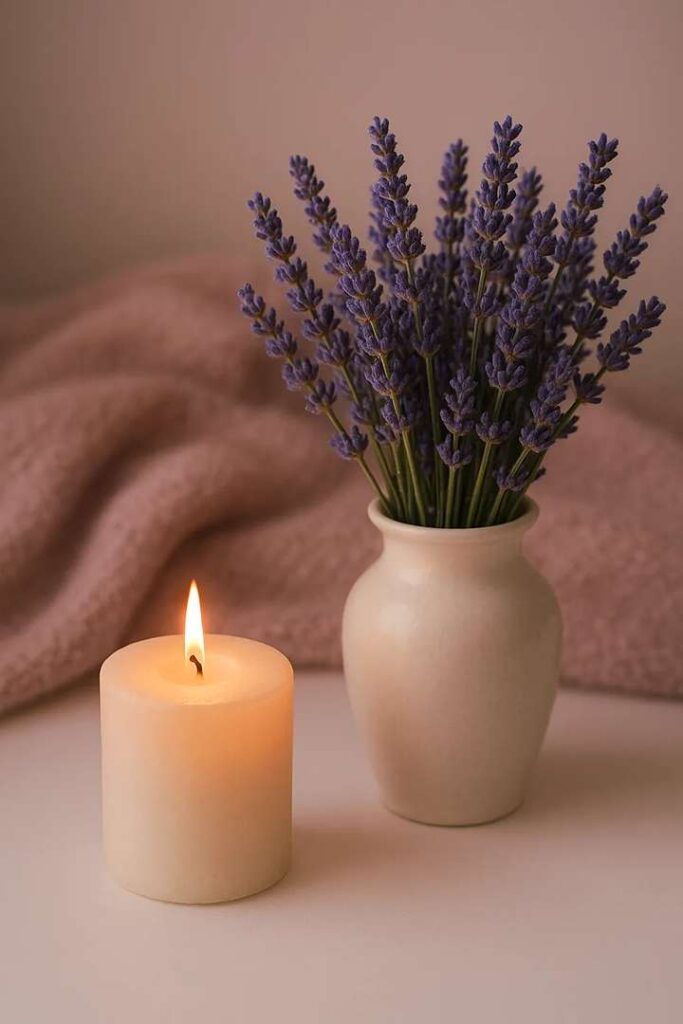 aromathérapie-bougie-lavande-vraie