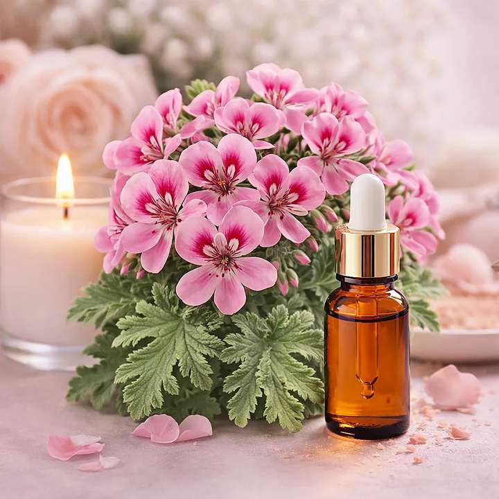 aromathérapie-bougie-géranium-rosat