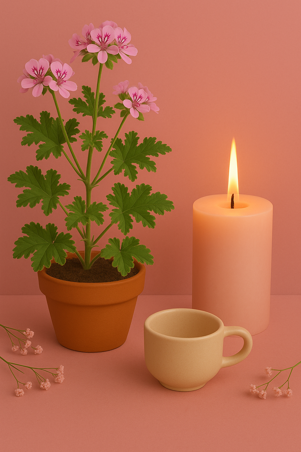 L’huile essentielle de Géranium Rosat