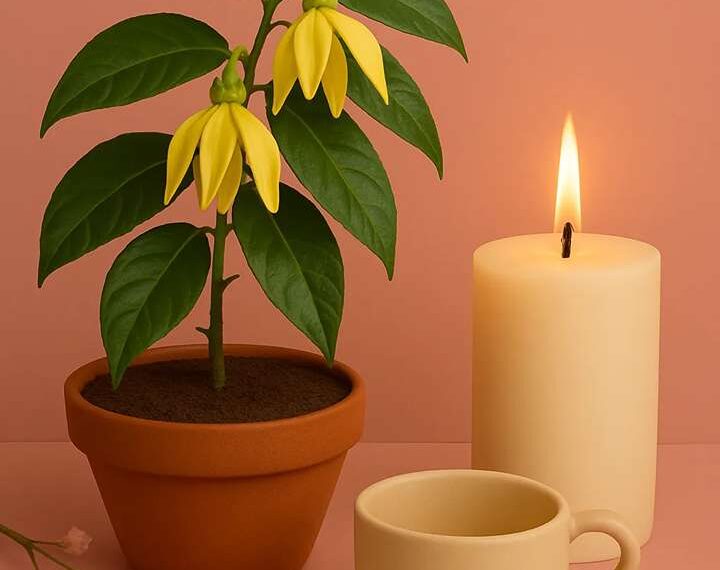 aromathérapie-bougie-ylang-ylang