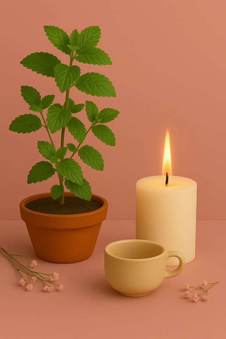 aromathérapie-bougie-menthe-poivrée