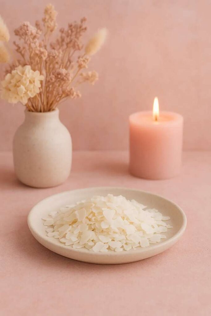 Cire de Soja européenne : L’âme végétale de nos bougies artisanales