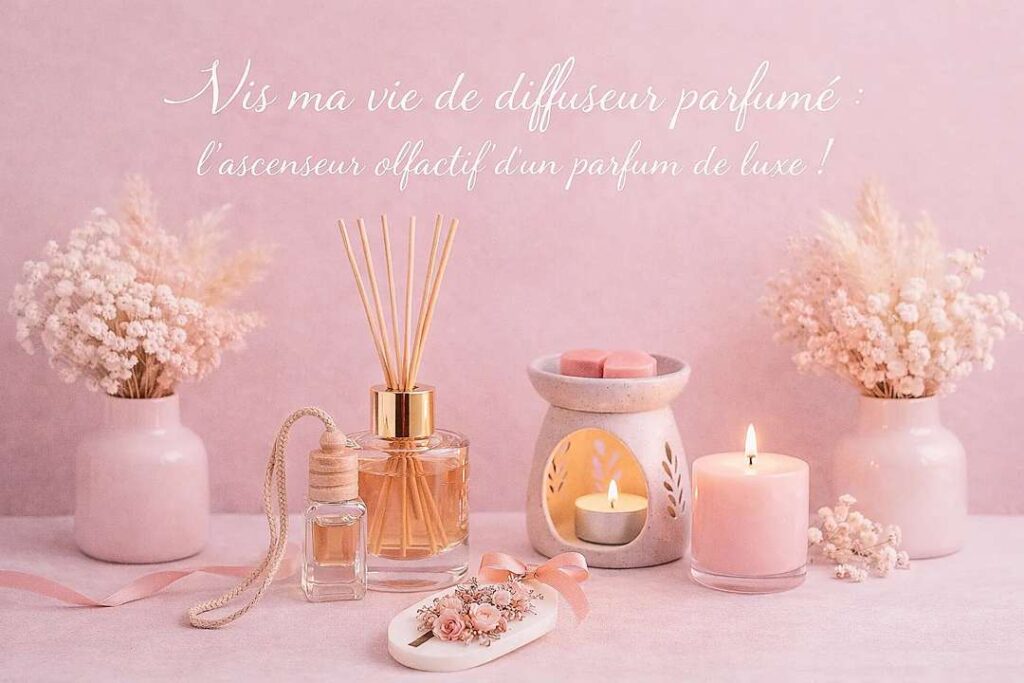 Vis ma vie de diffuseur parfumé : Entre Spa et WC… l’ascenseur olfactif d’un parfum de luxe !