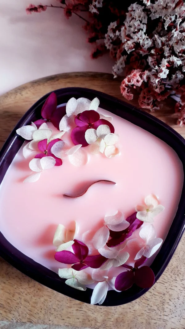 bougie-artisanale-fleurs-séchées