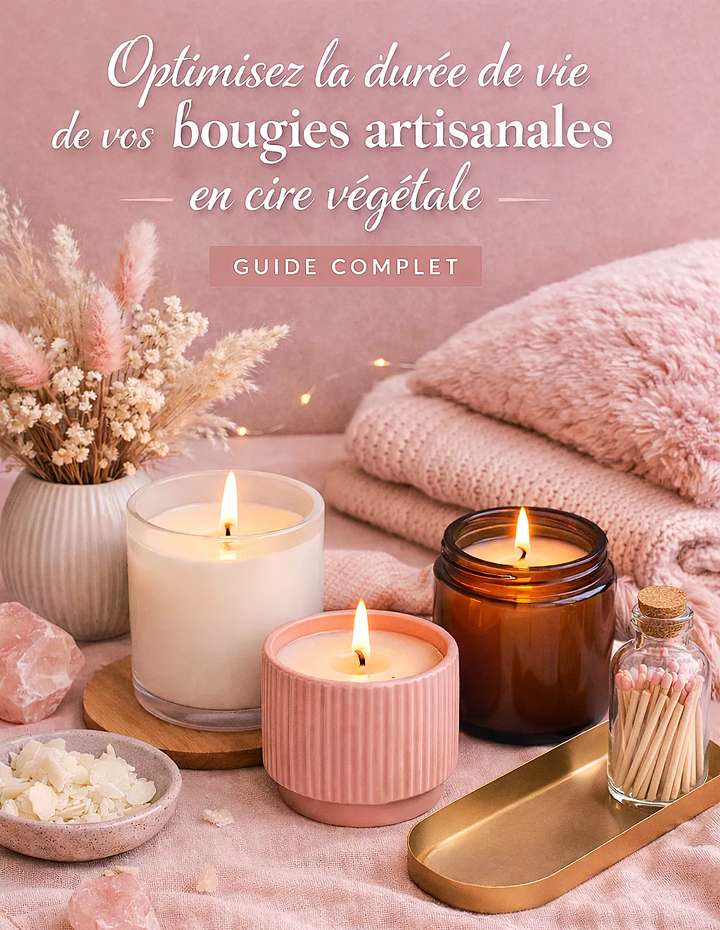 Optimisez la durée de vie de vos bougies artisanales en cire végétale : Guide complet