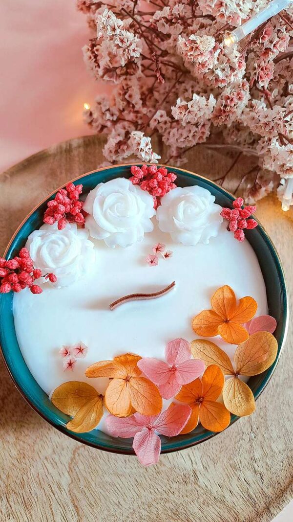 bougie-artisanale-fleurs-séchées
