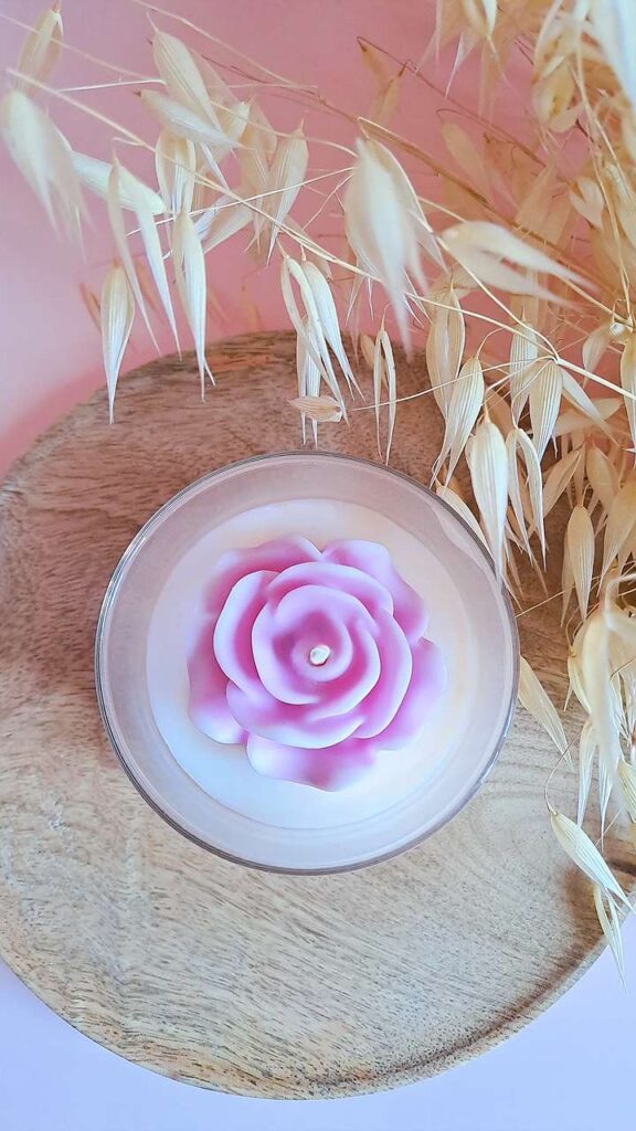 Bougie Artisanale Parfumée | PÉTALES MUSQUÉES