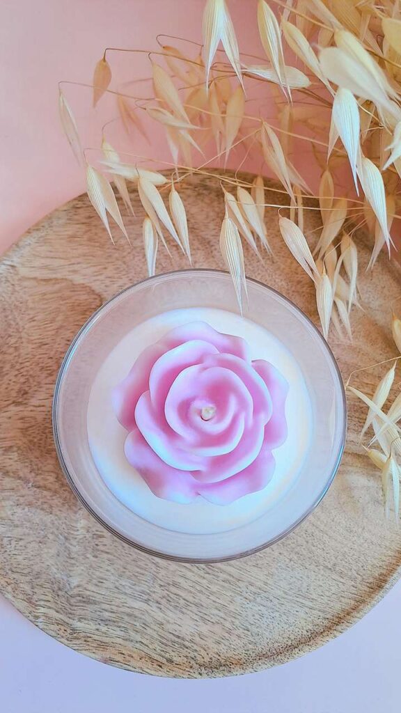 Bougie Artisanale Parfumée | PÉTALES MUSQUÉES